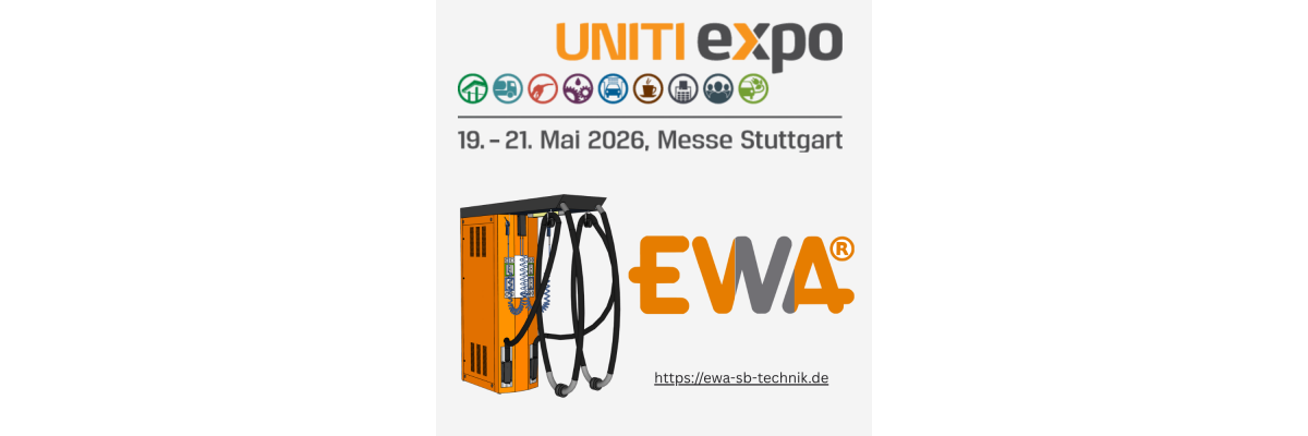 Treffen Sie uns auf der Messe "UNITI expo" vom 19. bis 21. Mai 2026 – EWA SB TECHNIK ist dabei! - 