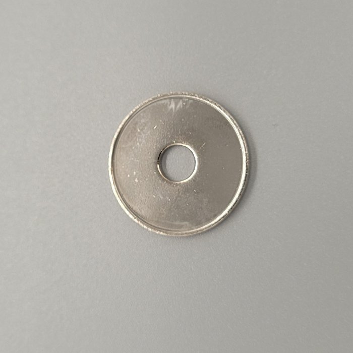 EWA - token silver 23,5 x 1,5 x 6 mm for combination 1 Euro + token