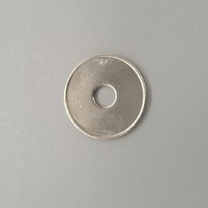 EWA - Jeton silber 23,5 x 1,5 x 6 mm für Kombination 1 Euro + Jeton