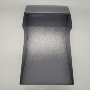 Lamp cover for column powder-coated graphite gray without...