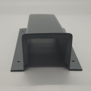 Schrägrohrdüsen - Halter  ABS graphitgrau für Standsäule und Schlauch - Container "SCO"